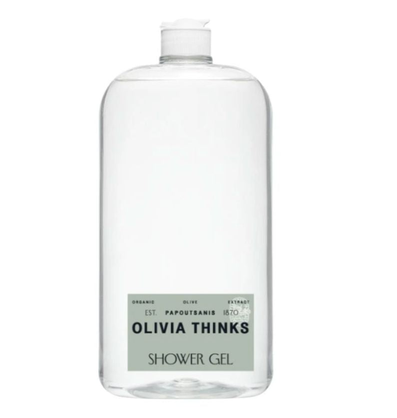 Gel de Duș Olivia Thinks original Papoutsanis Grecia Refill - 1000 ml