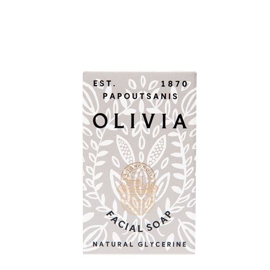 Săpun de Față Olivia 40 g – Papoutsanis | Glicerină, Ulei de Măsline & Vitamina E
